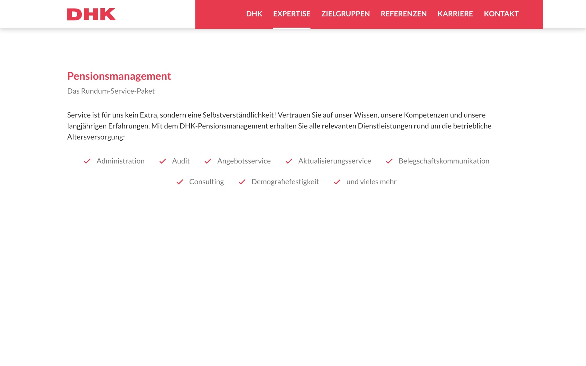 Pensionsmanagement