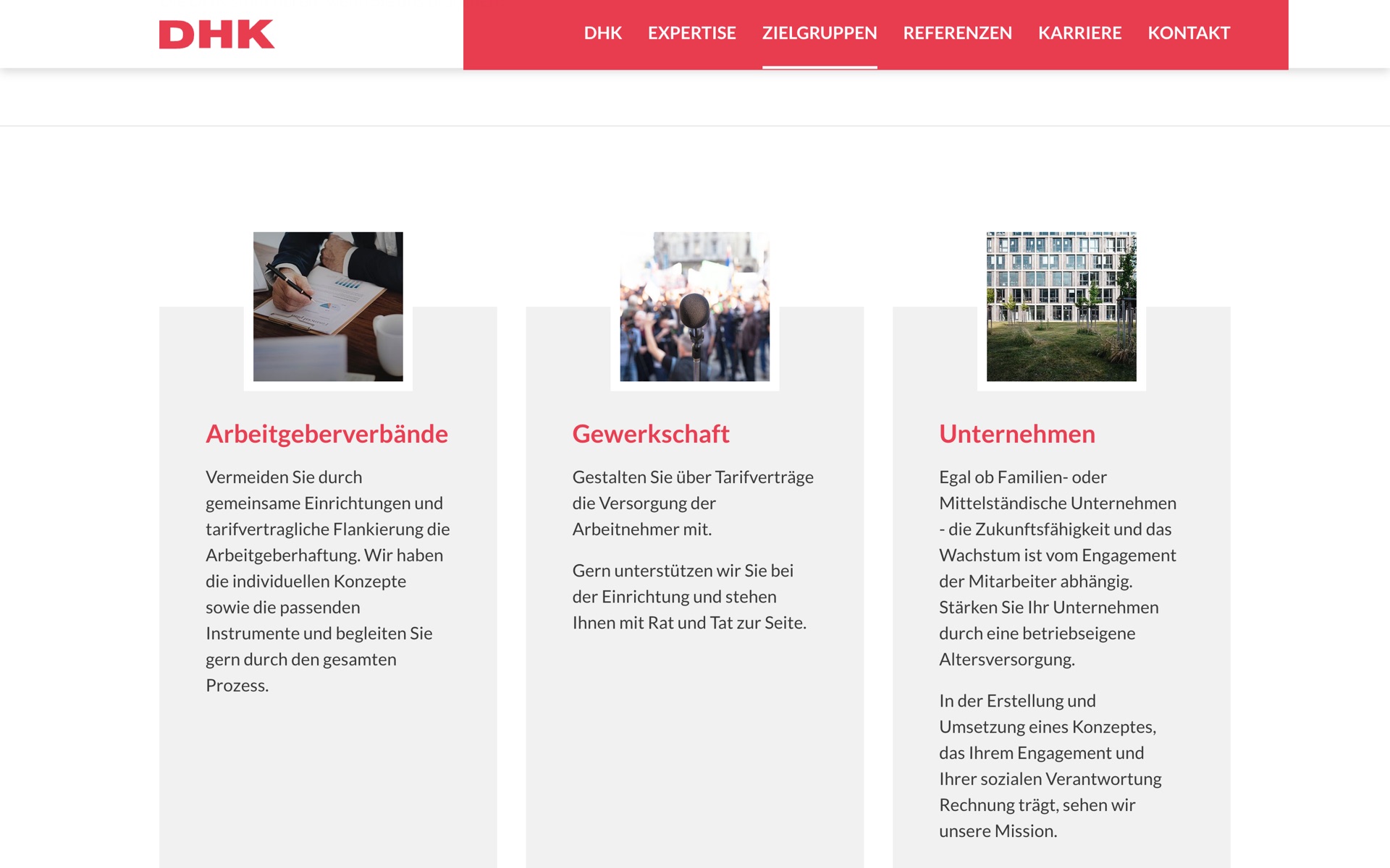 Zielgruppen