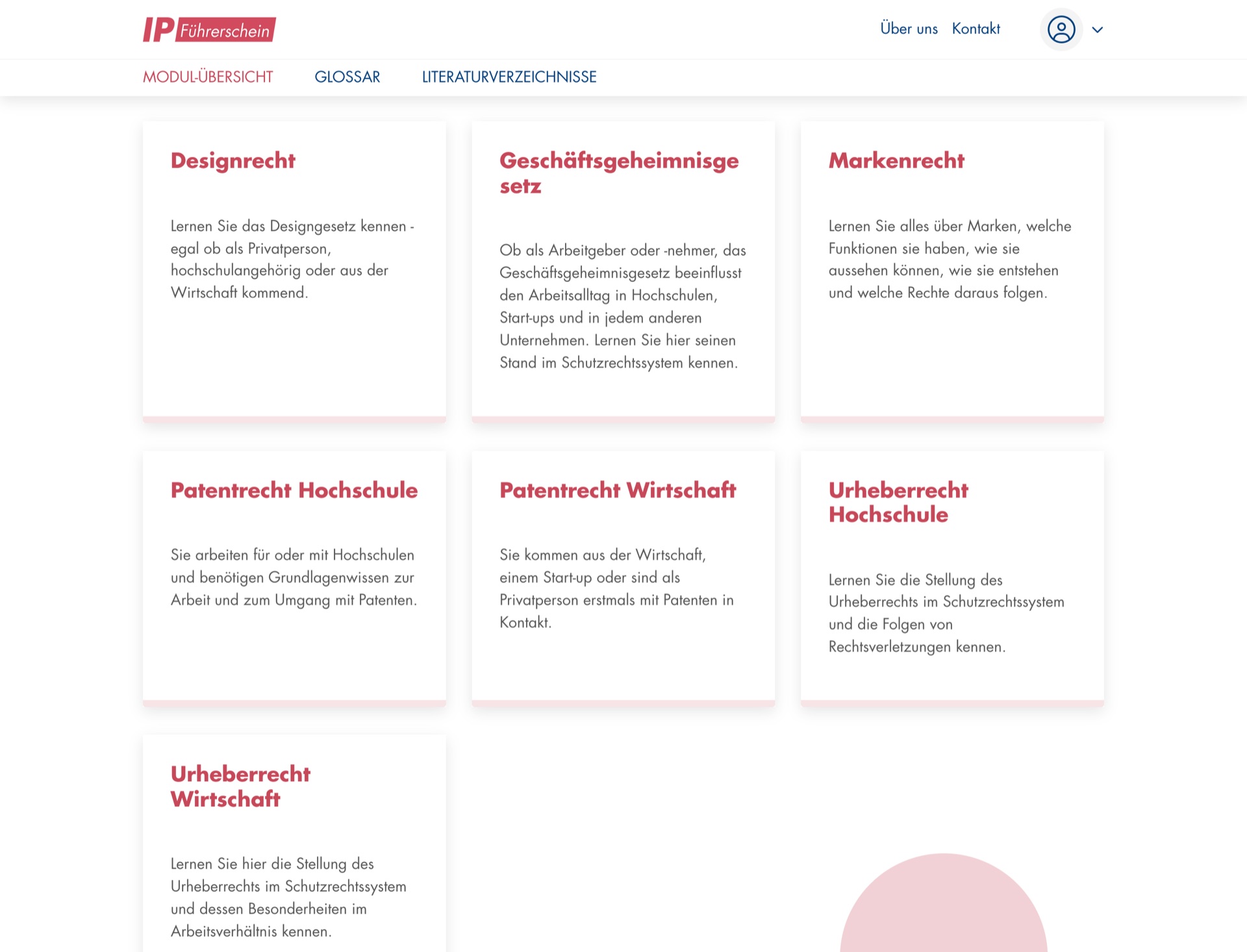 Modulübersicht