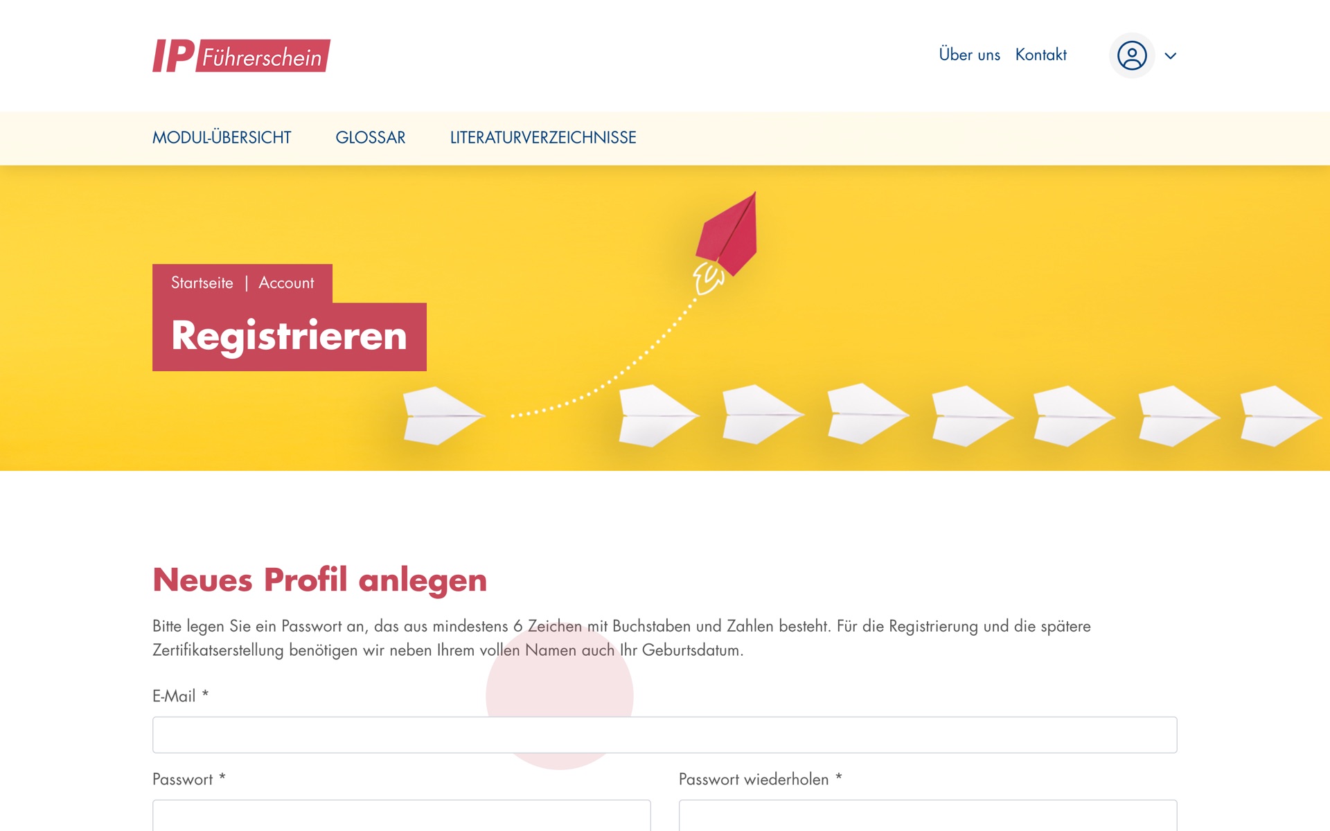 Registrierung