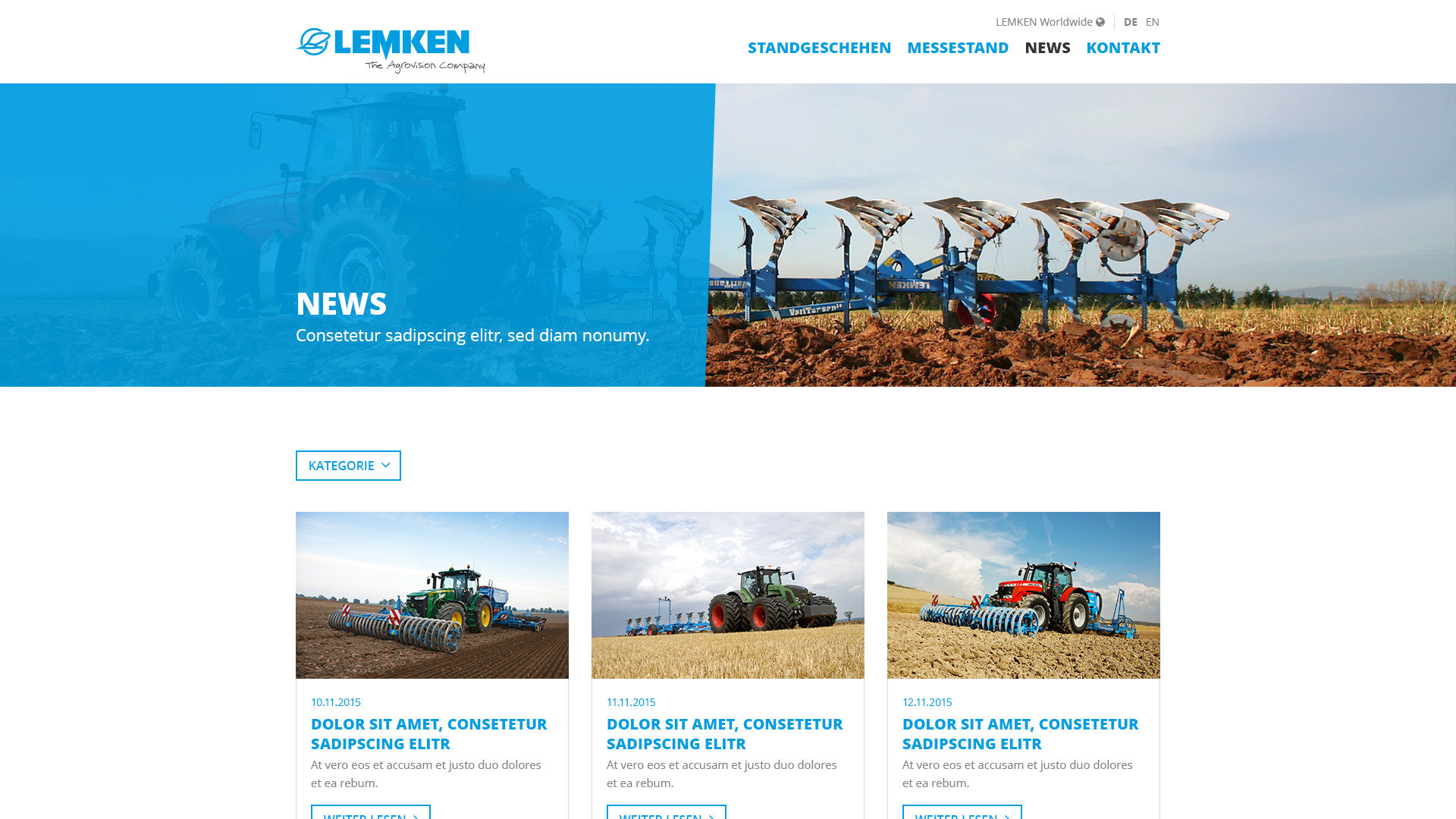 News zur Agritechnica