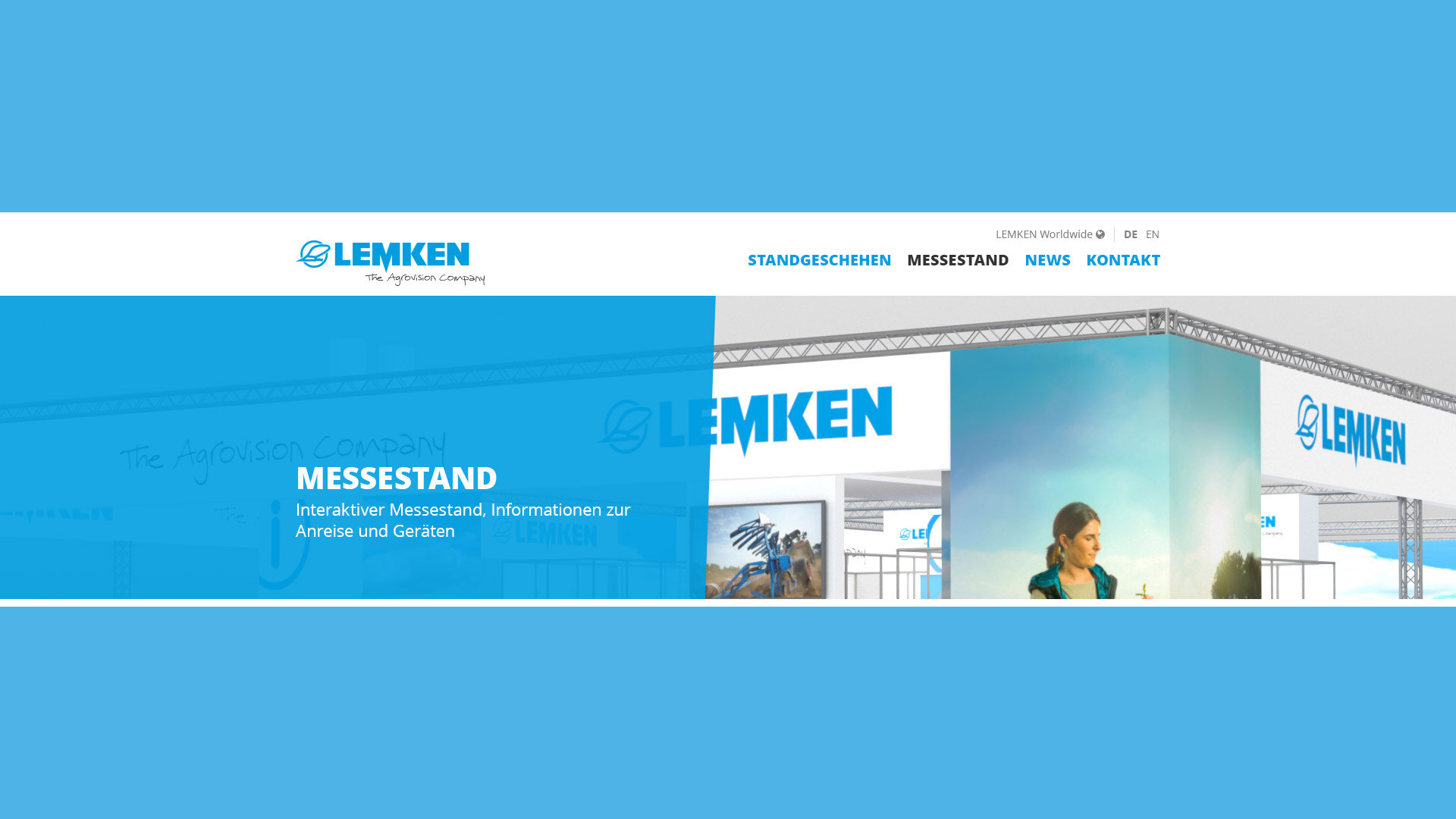 Messestand als Rendering
