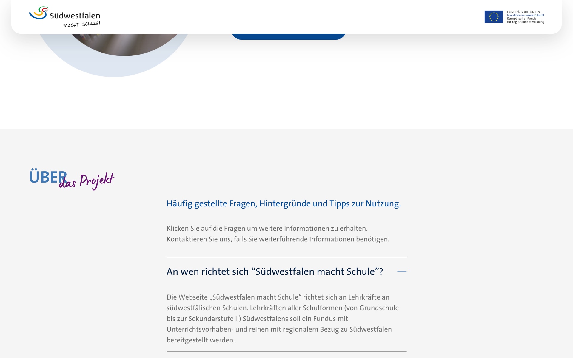 FAQ zum Projekt