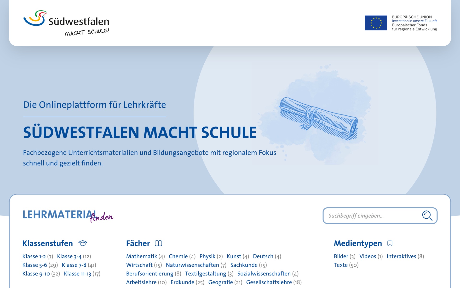 Startseite Südwestfalen macht Schule