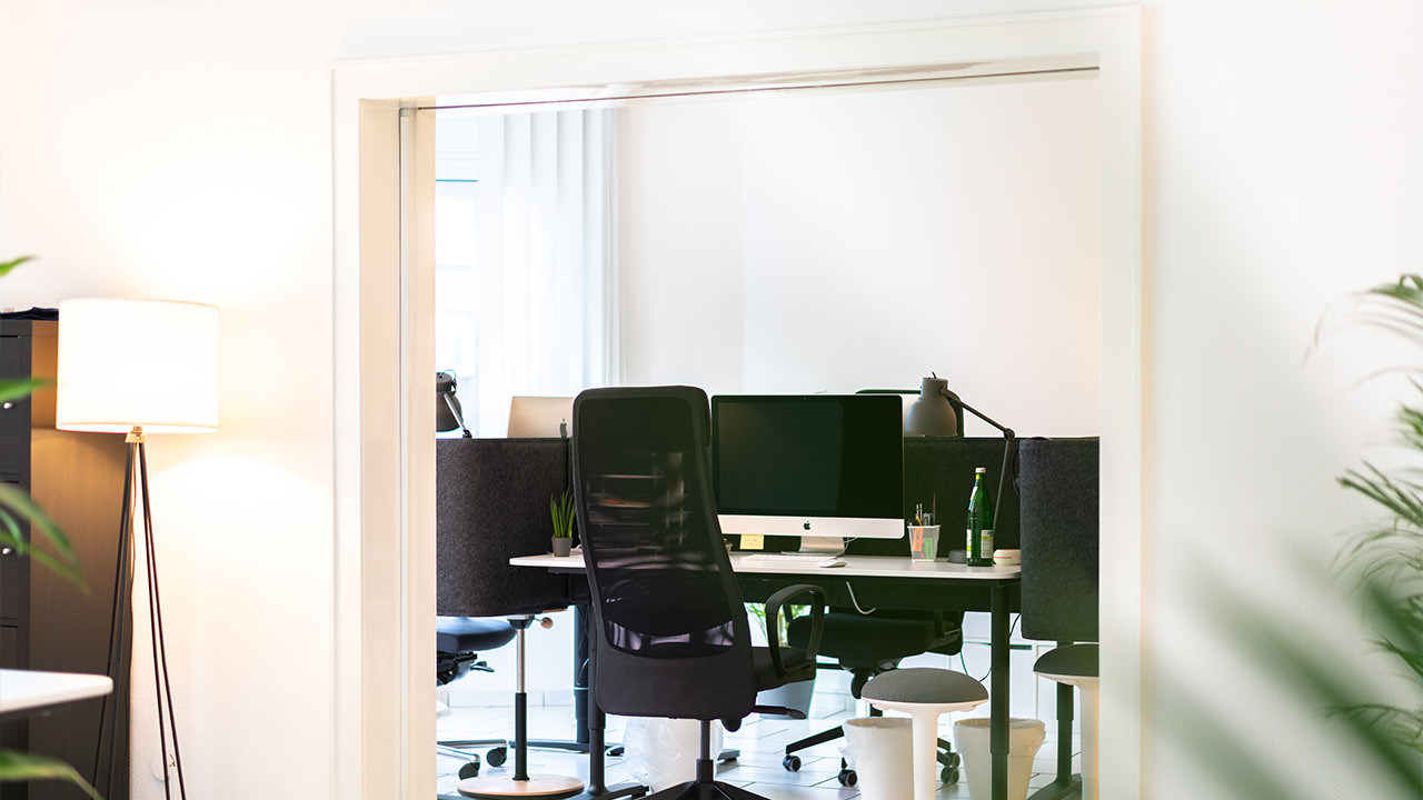 Arbeitsplatz im Studio